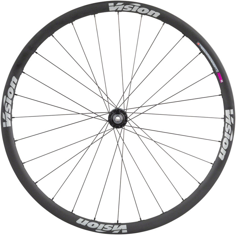 Load image into Gallery viewer, Quality Wheels Shimano Ultegra/Vision Trimax Front Wheel - 700 12 x 100mm Center-Lock 28H

