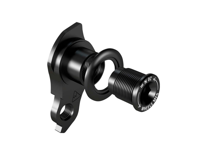 Load image into Gallery viewer, Wheels Manufacturing Universal Derailleur Hanger - 487 For Trek ABP MTB Frames designed to accept SRAM UDH BLK
