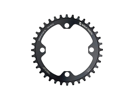 Wolf Tooth 104 BCD Chainring - 30t 104 BCD 4-Bolt Drop-Stop B Black
