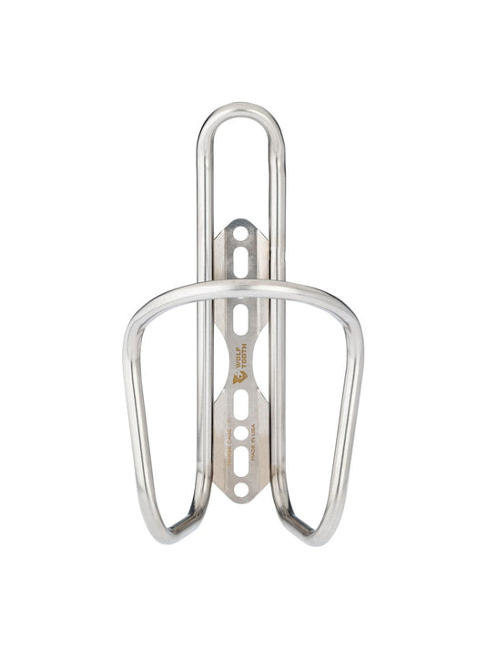 Wolf Tooth Morse  Bottle Cage - Titanium Silver