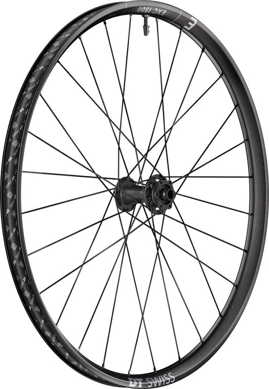 DT Swiss EXC 1500 Classic 30 Front Wheel - 29" 15 x 110mm 6-Bolt Black