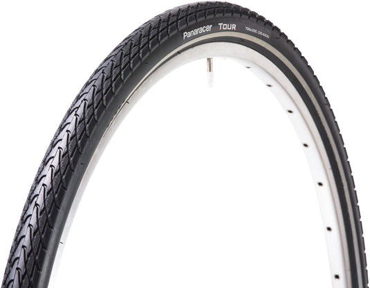 Panaracer TourGuardPlus Tire - 700 x 35 Clincher Wire Black/Reflective