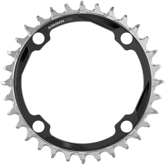 SRAM XX Downhill T-Type Chainring - 34t 12-Speed 104mm BCD 3mm Offset CNC Aluminum BLK
