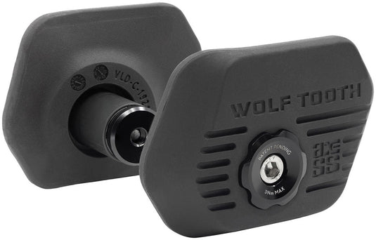 Wolf Tooth Locked-In Bar Ends Black Pair