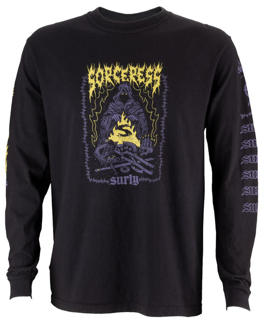 Surly Sorceress Long Sleeve Shirt Black - Medium