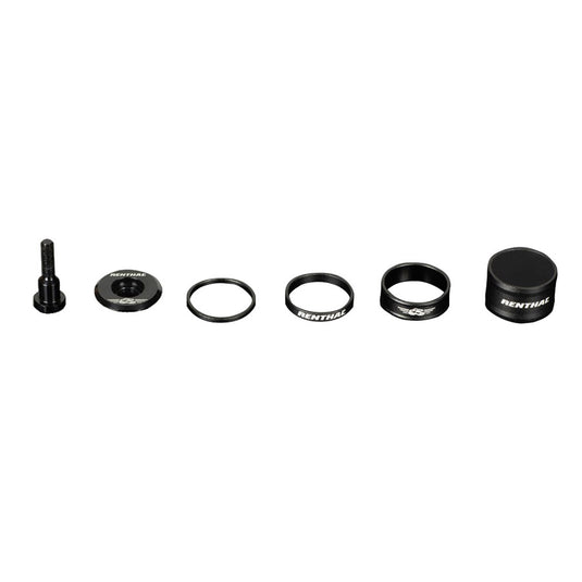 Renthal V2 Apex Spacer and Top Cap Kit Black