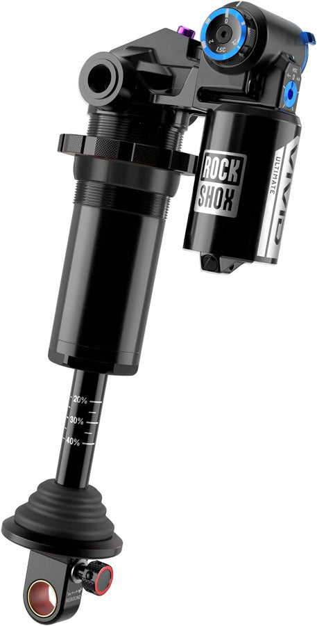 RockShox Vivid Coil Ultimate RC2T Rear Shock - 205 x 62.5mm Reb 55 / Comp 34 Adj. Hydraulic Bottom Out L/45 Standard Trunnion D1