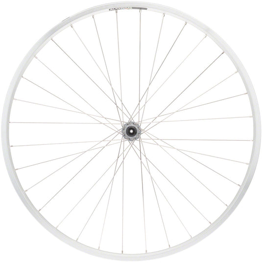 Quality Wheels Value Double Wall Series Front Wheel - 700 QR x 100mm Rim Brake Silver Clincher 32H